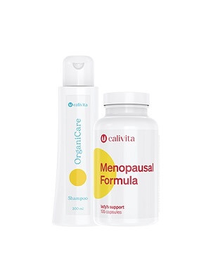 Pachet Menopauza: Menopausal Formula si OrganiCare Shampo