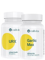 Produsul Pachet confort urinar : URX si Garlic Max