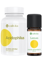 Pachet sanatate digestiva: Acidophilus + Organic Oil Lemon